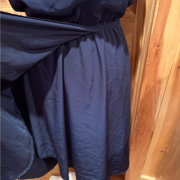 Athleta Martinique Midi Dress Navy Blue - Picture 4 of 12